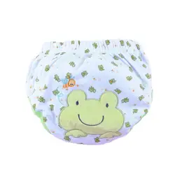 Трехслойные хлопковый подгузник унисекс, для новорожденных тканевые подгузники PadPants тренировочные брюки Моющиеся Многоразовые Мягкие