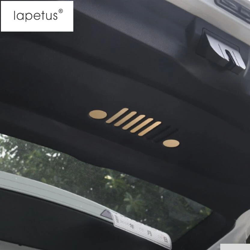 

Lapetus Accessories For Jeep Compass 2017 2018 2019 Car Tailgate Door Inside Emblem Vehicle Decoration Sticker Molding Cover Kit