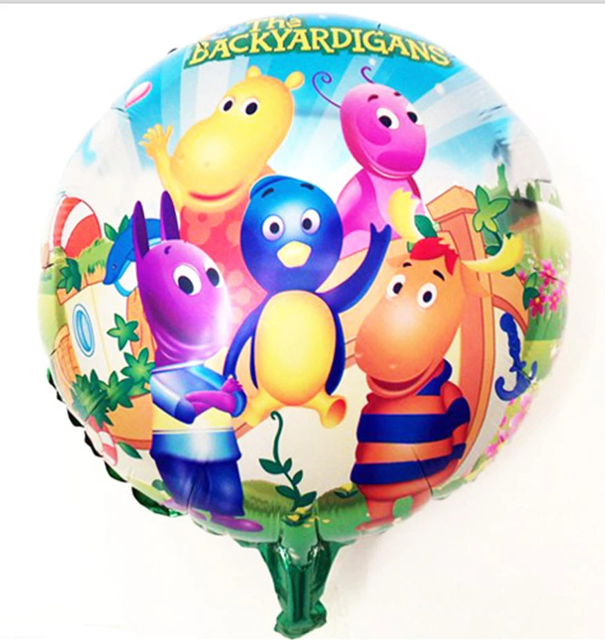 decoration party Backyardigans party Birthday Pearl Foil balloons Backyardigans balloon baloon