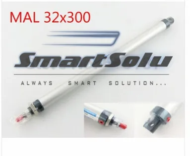

MAL Series 32mm x 300mm Double Action Pneumatic Air Cylinder MAL32x300