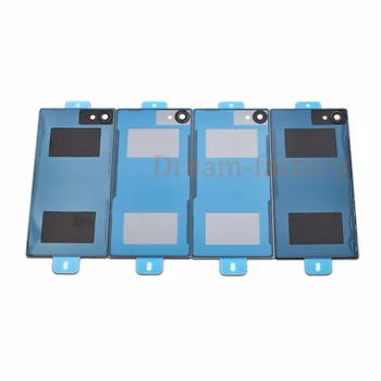 

50pcs For Z5 Compact Back Glass Battery Cover Rear Door Housing For Sony Xperia Z5mini E5803 E5823 +Adhesive Sticker Free DHL