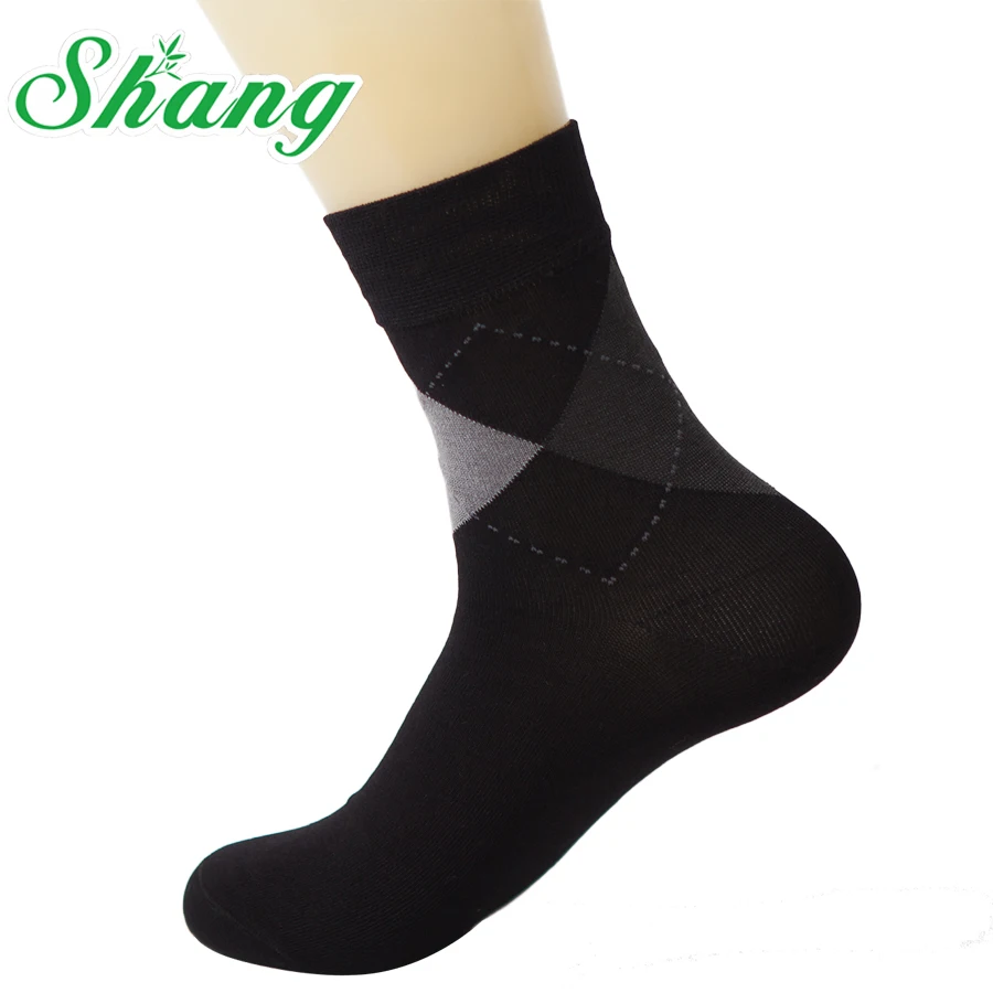 BAMBOO WATER SHANG Men Bamboo fiber socks men's elite Business casual ...