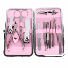 12 Pcs Nail Clippers Scissors Stainless Steel Pedicure Manicure Set Nail Care Cuticle Clipper Tool sets