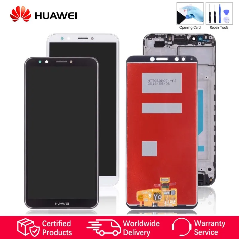

5.99" Original Display For HUAWEI Y7 Prime 2018 LCD Touch Screen With Frame For Huawei Y7 Pro 2018 Display Nova 2 Lite ldn-lx3