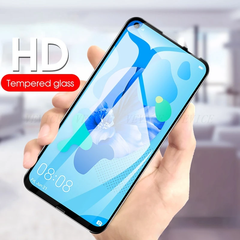 Полное покрытие из закаленного стекла для Huawei P30 Pro P20 Lite P Smart 2019 P10 Plus HD Защита