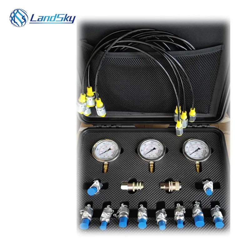 hydraulic pressure gauge quick connect Excavator pressure test pressure