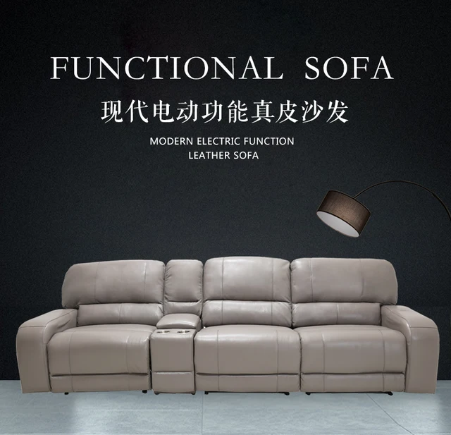Living Room Sofa Set 4 Seater Recliner Electrical Couch Genuine Living Room Sofa Set 4 Seater Recliner Electrical Couch Genuine Leather Sectional Sofas Muebles De