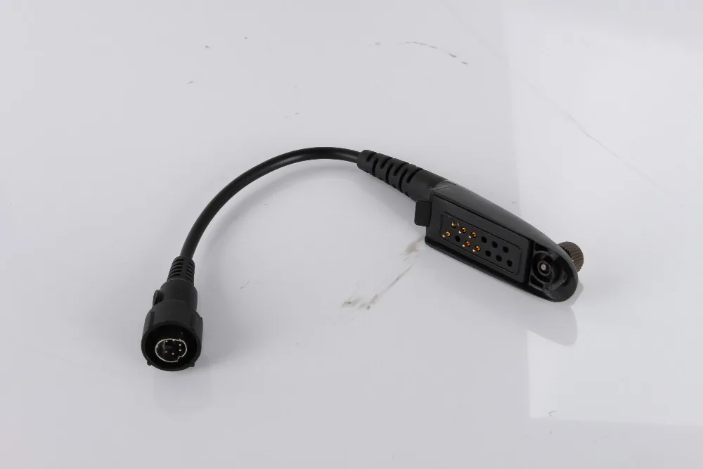 Рация 100% новый mini din разъем 6pin соединение горло вибрации микрофон для GP328 двухстороннее радио
