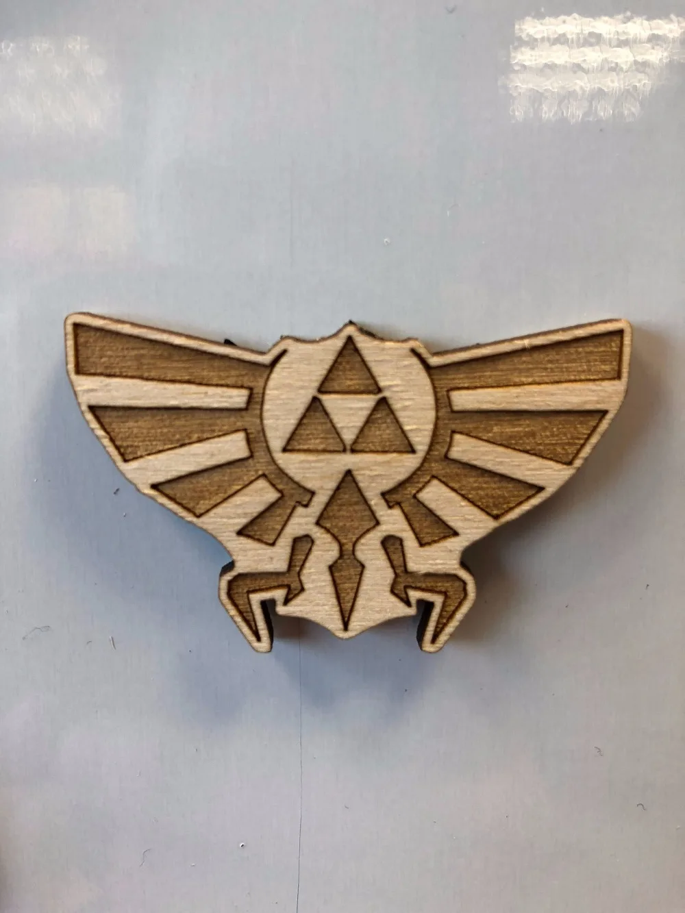 

Triforce Fridge Magnet - Legend of Zelda Inspired - Geeky Magnet - Wooden Magnet - Fridge Magnet - Laser Cut - Laser Engraved