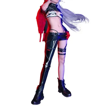 

Hot Game 2019 Japanese Anime Hot Game Fate Fgo Jeanne d'Arc (Alter) Saber Cosplay Costume Moon girlfriend Pants+Top A