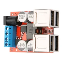 DC-DC Voltage Step Down Power Supply Buck Module Car 12V 24V 8-35V to 5V 8A 4 USB Phone Charger Power Step-down Module frequency 1pc used ab power module 40382 074 55