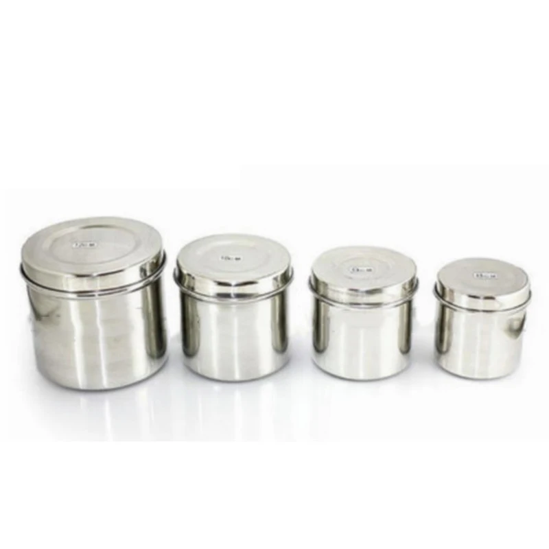 

Dental 304 stainless steel cylinder ointments cotton tank disinfection tank cylinder cotton alcohol / iodine cotton cylinder