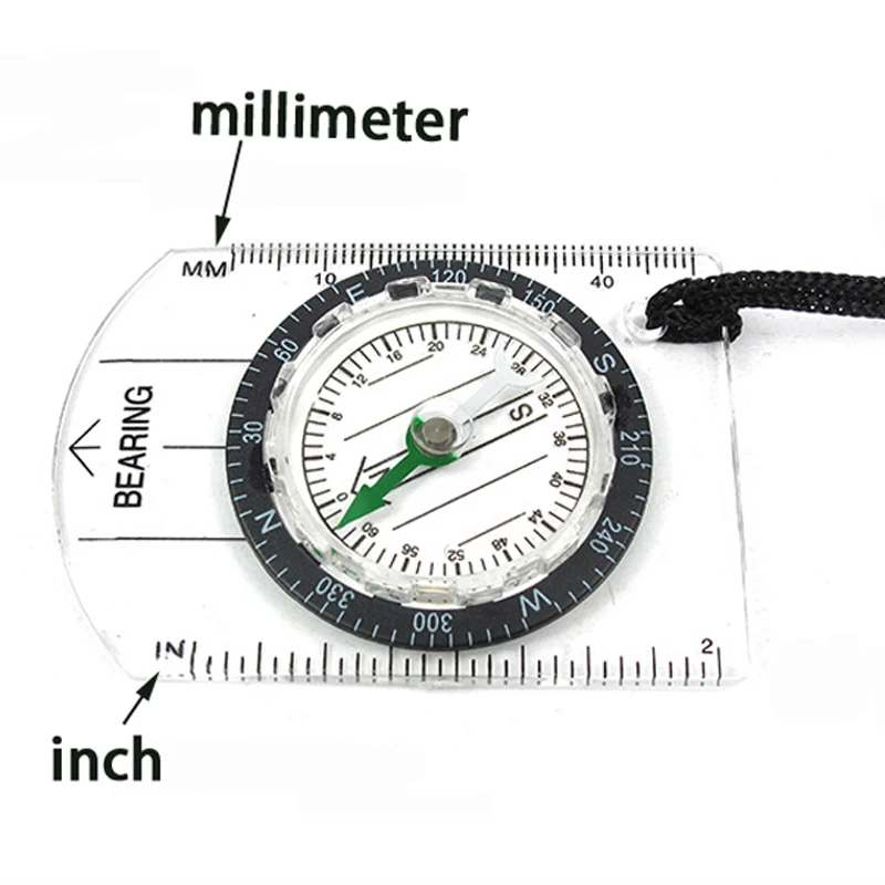 Портативный Компас, карта, шкала, линейка, навигатор для путешествий, для леса, охоты, туризма, для улицы, военный набор для выживания, кемпинга, туризма, товары