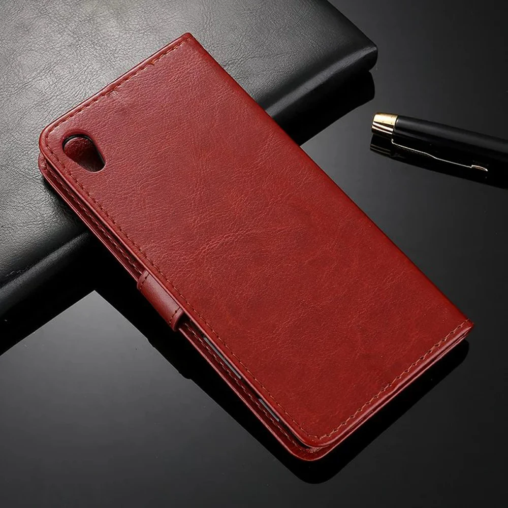 XA1 Plus Vintage Premium Wallet Leather Stand Card Holder Case For Sony Xperia C S39H Z 2 3 4 5 XZ Compact L2 |