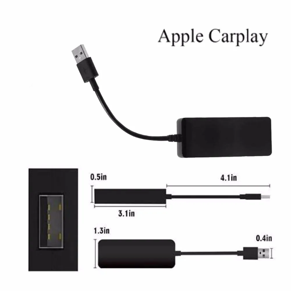 Android Auto USB Smart Link For Apple Car Link Dongle Black Mini USB Car link Stick For Android Autoradio Navigation Player