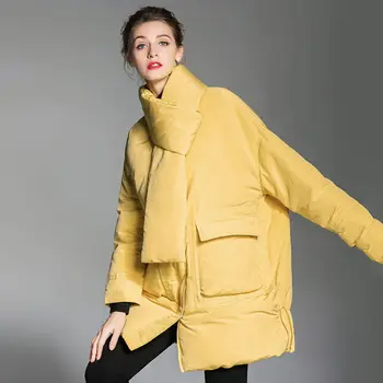 

20189New Large Size Down Jacket Women Fashion Short Section Slim Women's White Duck Down Women's Down Jacket
