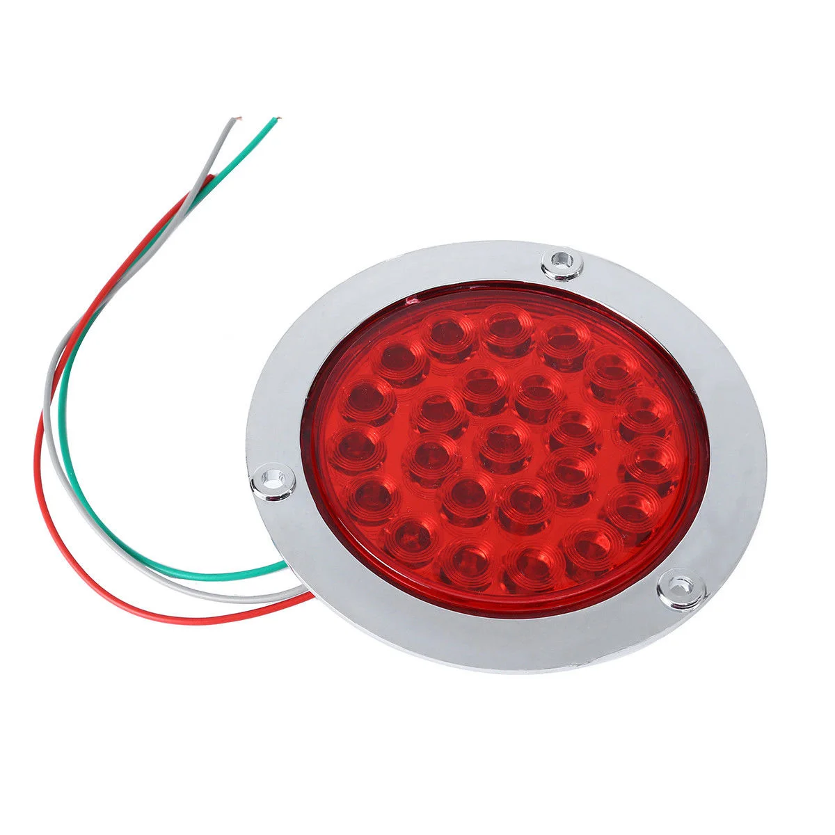 

2PCS 12V LED Round Stop Rear Tail Brake Turn Signal Light Truck Trailer RV Lamp