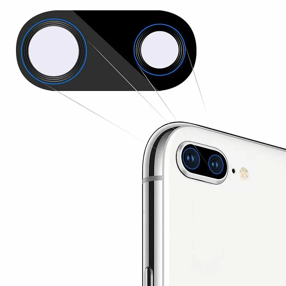 

5Pcs Replacement Rear Back Camera Glass Lens Cover+Adhesive for iPhone 7 Plus Replacement Rear Back Camera Glass