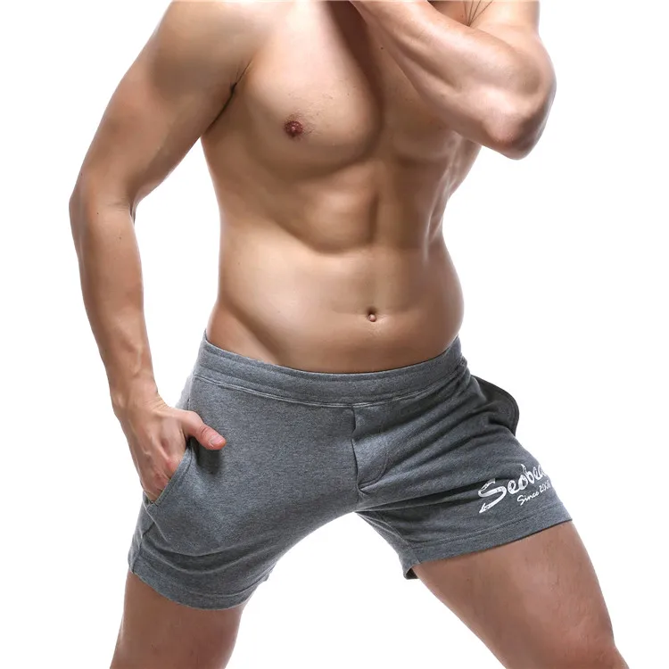 Бренд SEOBEAN Mens низкая посадка спортивные мягкий Бег Training Короткие штаны Размеры M, L, XL