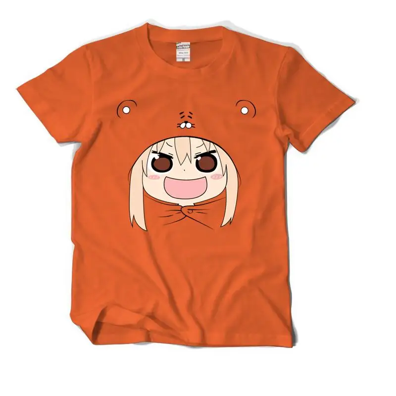 

High-Q Himouto! Umaru-chan cartoon cotton punk rock T-Shirt tees hiphop couples breathable Doma Umaru loose t-shirt tshirt tees