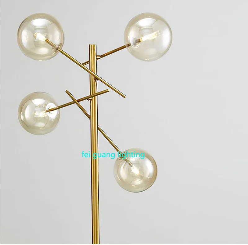 Постмодернистские Зажигалка интересного дизайна гостиной стеклянный, для спальни Мяч Спальня модель номер дизайнерские напольная Светодиодная лампа увеличительное торшер