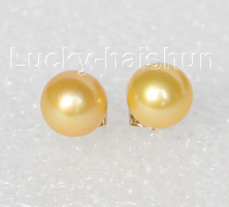 

Free Shipping >> AAA NATURAL 8.5MM ROUND GOLDEN SOUTH SEA PEARL EARRING 14K GOLD