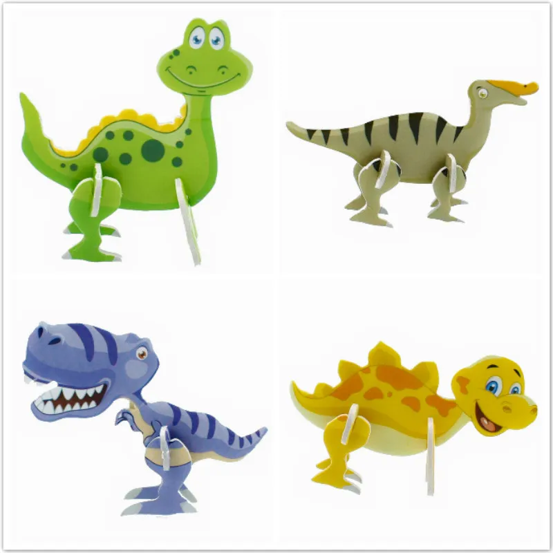 

DIY 3d Mammal Puzzle Paper Dimensional Model Assembled Brain Teaser Learning Educational Games Toys for Children Jigsaw Toys