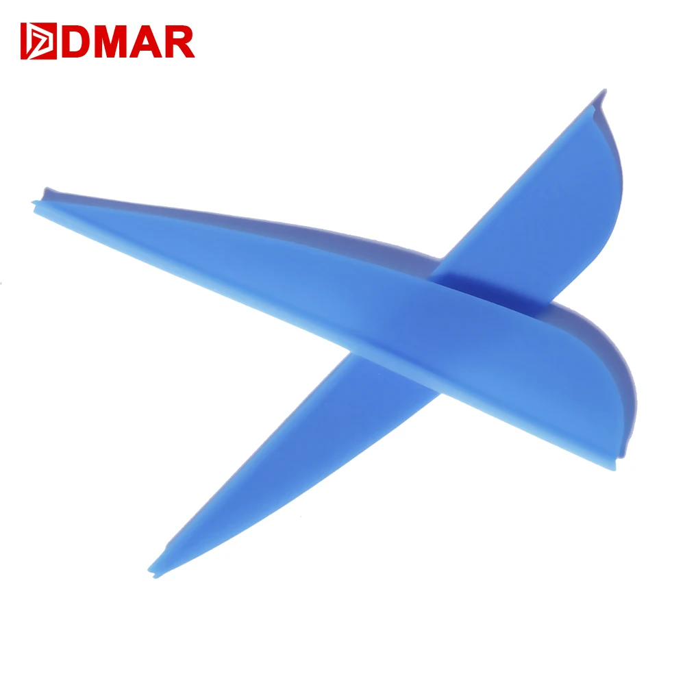 

DMAR 12pcs 3 Inches Archery Arrow Fletch Feather Plastic Vanes DIY Recurve Compound Bow Long Bow Crossbow Hunting Accessories