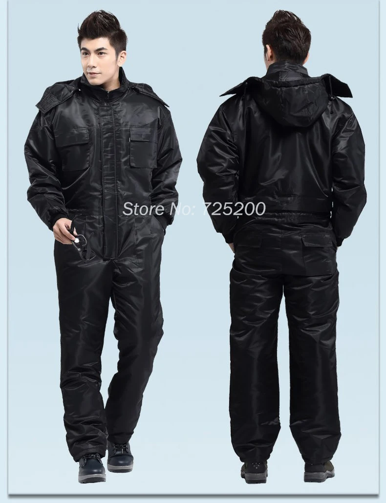 

2016 Thicken Warm Winter Clothing Windproof Rainproof Waterproof Jumpsuit Car Washer Uniform Winter Fishing Work Clothe