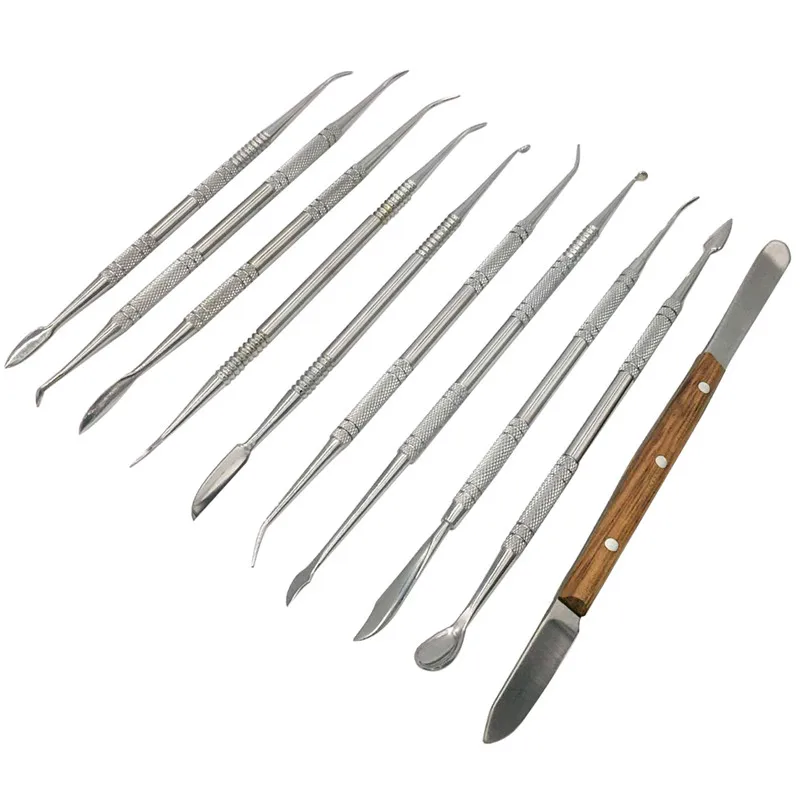 10-pcs-Dental-Lab-Equipment-Wax-Carving-Tools-Set-Carve-Clay-Tool-Blade-Surgical-Dentist-Sculpture (1)_
