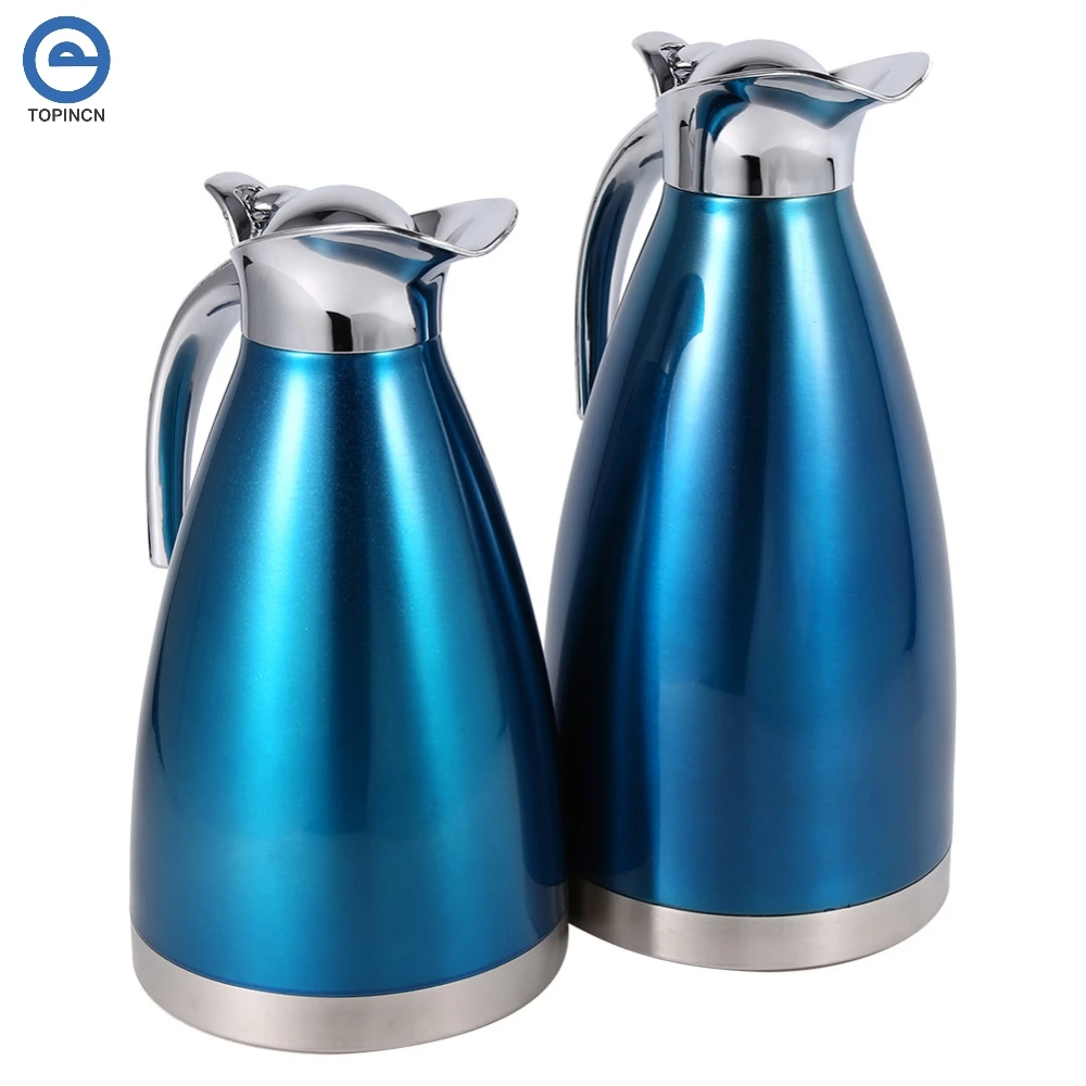 

1.5L 2L Stainless Steel Hot Water Bottle Double-Wall Vacuum Insulated Pot Coffee Pots Thermal Carafe Insulation Jug Flask