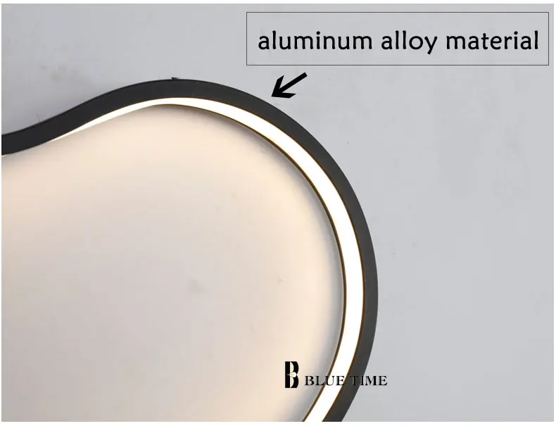 Современный светодиодный светильник для гостиной, спальни, столовой, черный и белый настенный светильник, светодиодный настенный светильник для дома, потолочные светильники