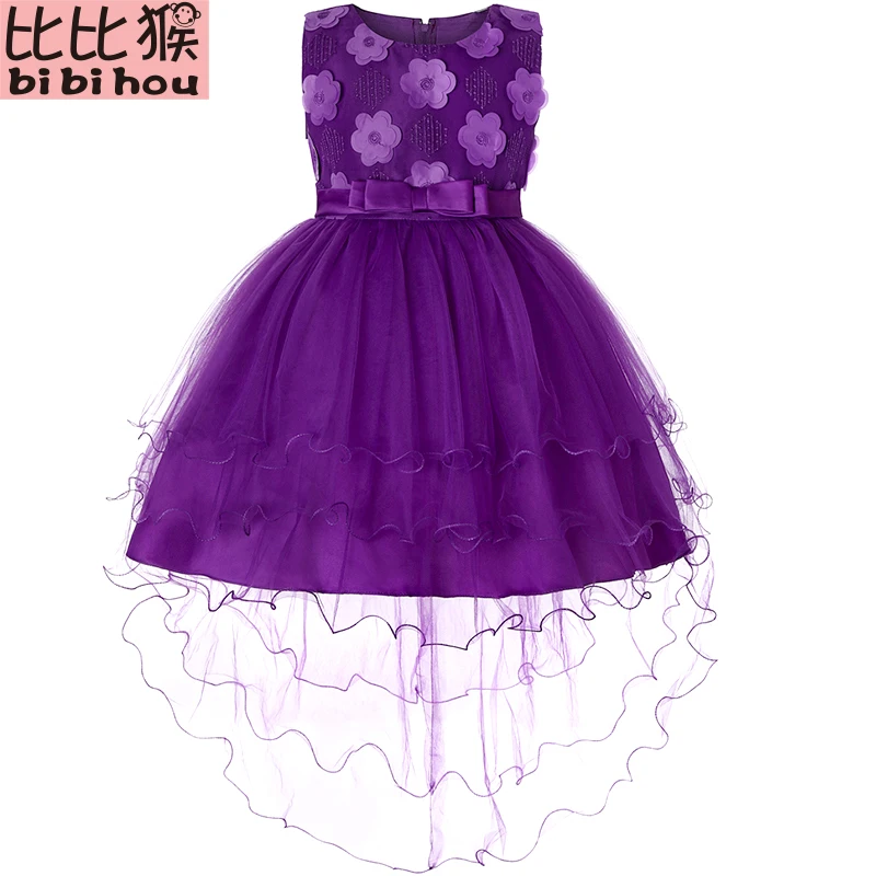

New Year Clothes Teenager Lace Elegance Wedding Bridesmaid Girl Dress For Christmas Girl Princess Party Girl clothing 2-15yrs