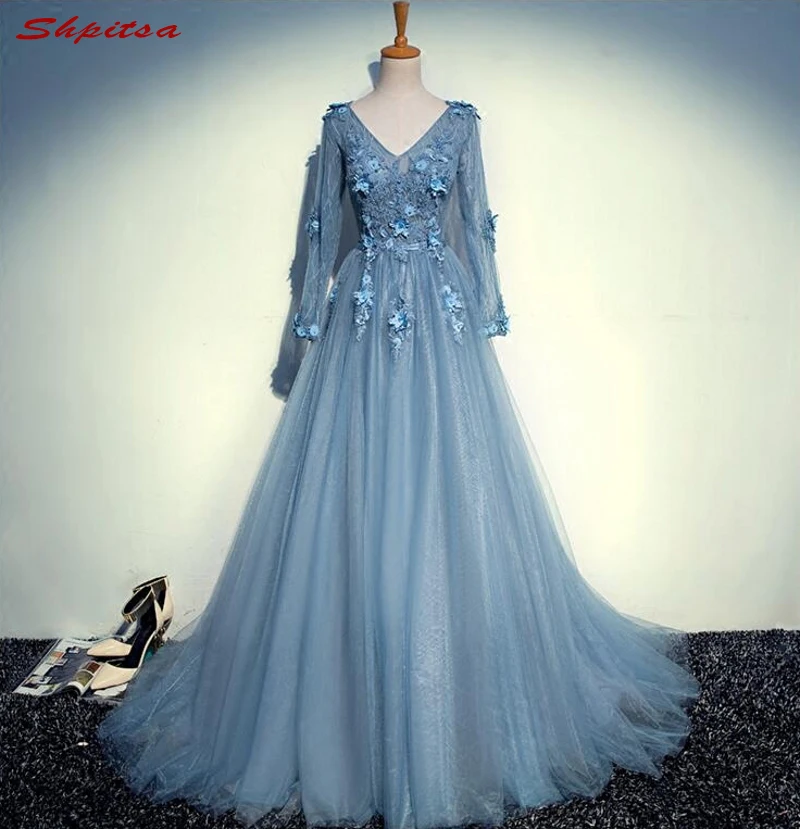 Lange Mouwen Lace Moeder van de Bruid Jurken voor Bruiloften Tulle Bridal Formele Godmother Bruidegom Lange Jurken Lange Mouwen Lace Moeder van de Bruid Jurken voor Bruiloften Tulle Bridal Formele Godmother Bruidegom Lange Jurken