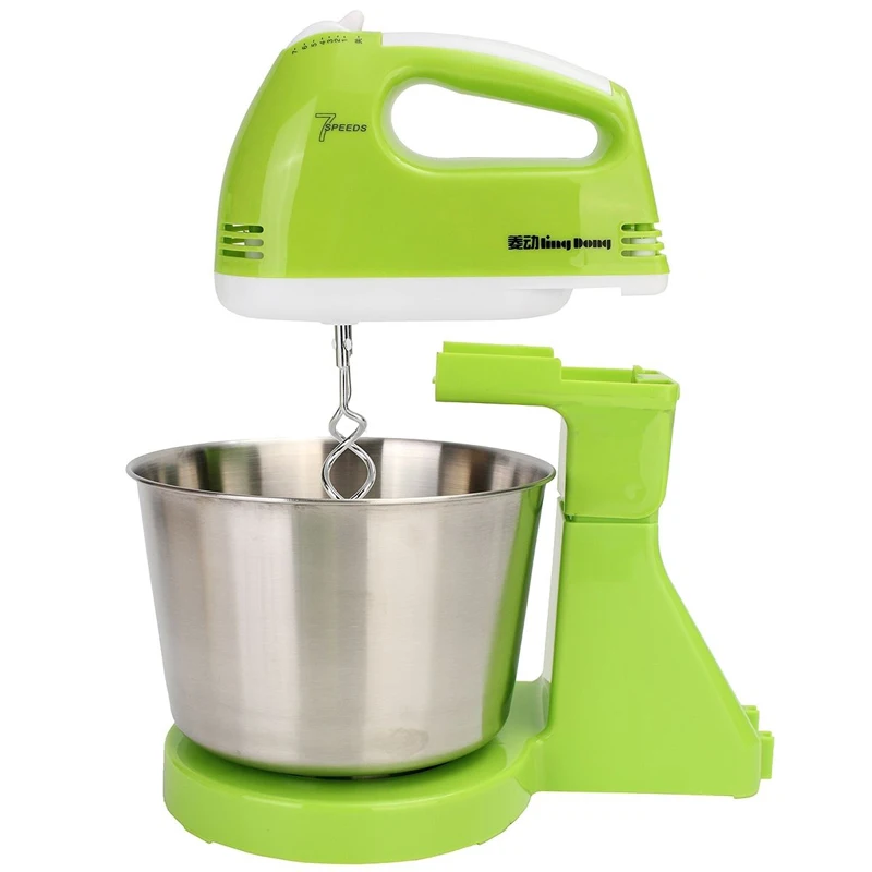 JX-LCLYL 7 Speed 220V Kitchen Electric Stand Mixer Hand Countertop Homemade Cakes Muffins