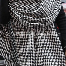 Autumn Winter Fashion Plaid font b Tartan b font Pattern Cashmere Thick Warm Scarf Female Shawl