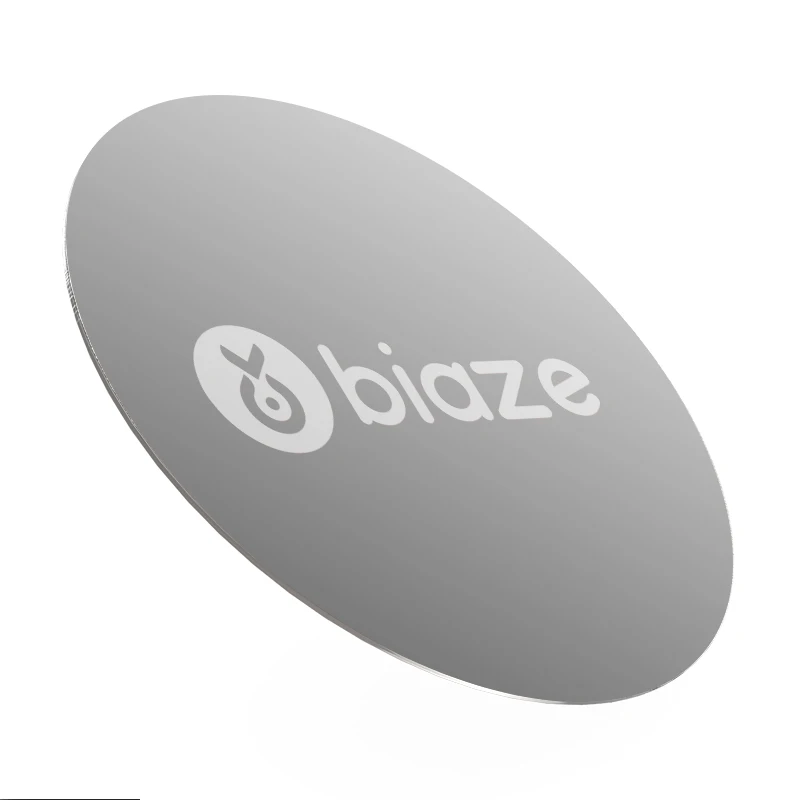 Универсальная металлическая пластина Biaze, магнитный диск, автомобильный держатель для телефона, магнитная металлическая пластина, железные листы для вентиляции, автомобильный держатель, подставка