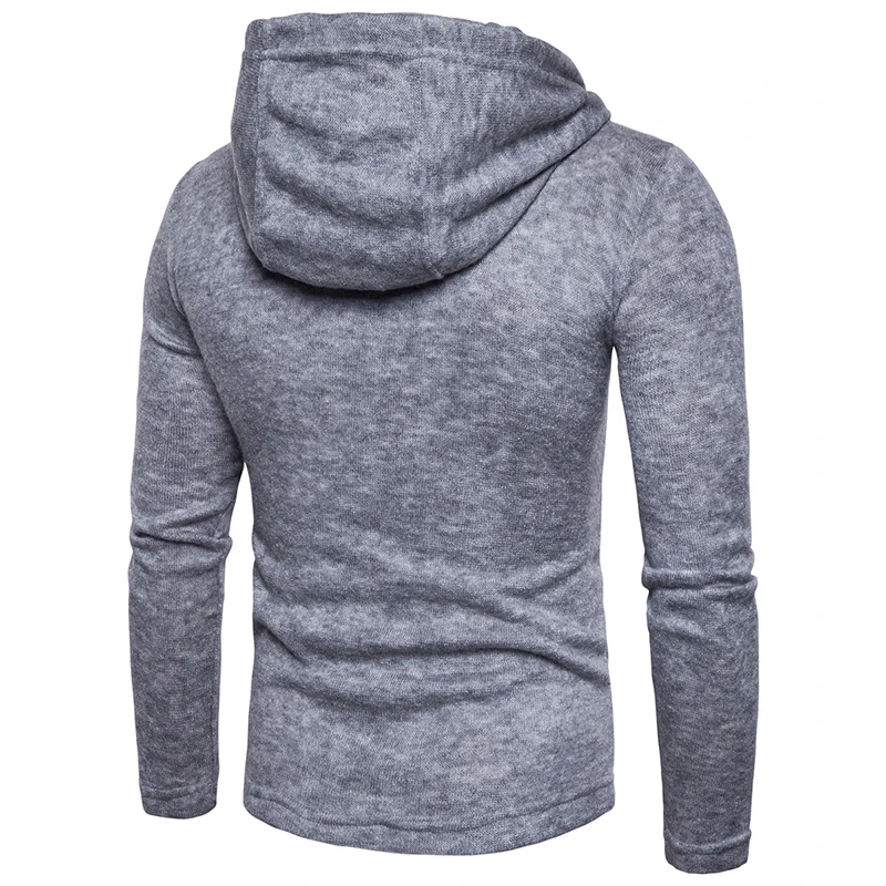 2017 New style top winter casual sweater men's keep warm national wind Hooded Sweater  thickening coat men Horn button decorate