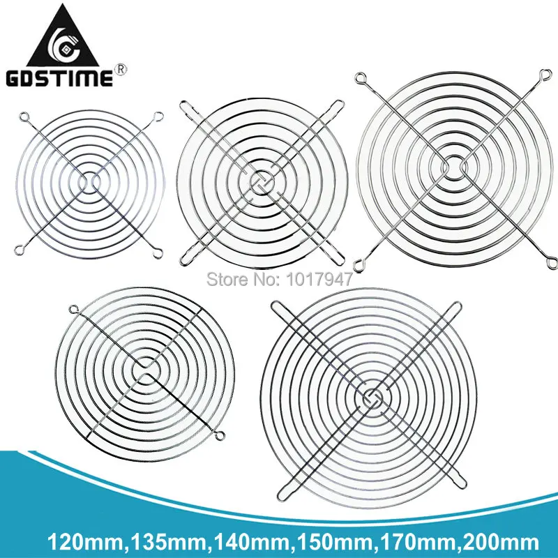 2 шт металлическая сетка для защиты пальцев решетка вентилятора 30 мм 40 мм 50 мм 60 мм 70 мм 80 мм 90 мм 120 мм 135 мм 140 мм 150 мм 170 мм 200 мм