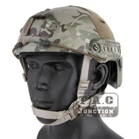 Военный страйкбол шлем боевой EmersonGear Тактический Быстрый Шлем MICH баллистический Тип Расширенный w/NVG кожух+ рельсы - Цвет: Multicam