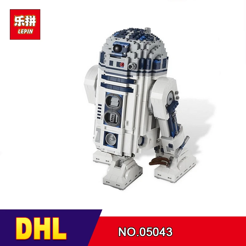 

LEPIN 05043 Star Wars Series 2127Pcs The R2D2 Robot Set Out of print D2 Building Blocks Bricks Children Toys LegoINGlys 10225
