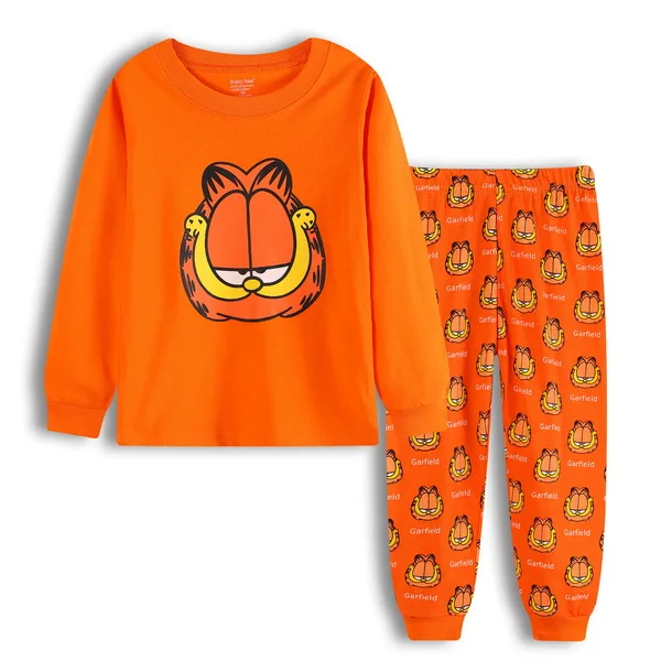 

Drop Shipping NEW Design kids pajamas Sets Baby Girls / boys Pajamas Suit cartoon long Sleeves children clothing set