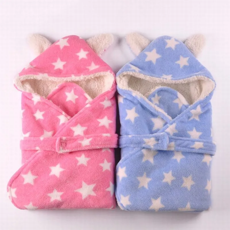 Детские спальные мешки кораллового бархата для новорожденных Зимние Детские утепленные теплые спальные мешки одеяло
