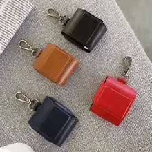 Роскошный, кожаный, в деловом стиле чехол для наушников Airpods беспроводной чехол для наушников для Apple AirPods 2 Чехол Air pods Earpods аксессуары