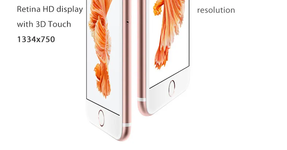 Разблокированный Apple iPhone 6S, сеть 4G LTE, мобильный телефон, 4,7 ''12.0MP IOS 9 двухъядерный процессор, 2 Гб Оперативная память 16/64GB Встроенная память смартфона