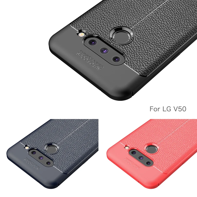 Для LG V 50 / V50 защитная задняя крышка телефона смартфона Мягкий противоударный
