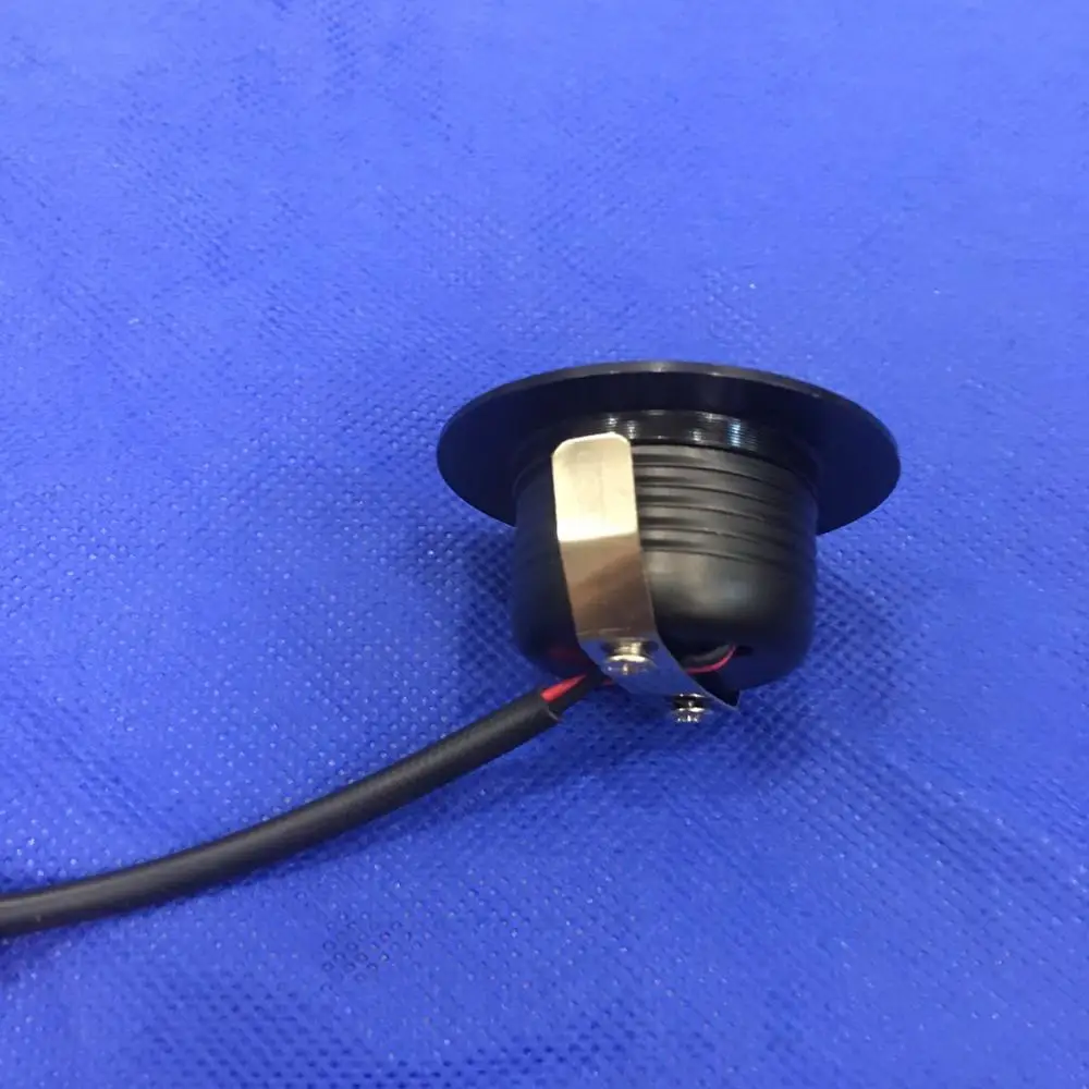 10 шт./лот черный cabinet light 3 Вт cob светодиодные светильники 48 мм Диаметр AC85 265V мини