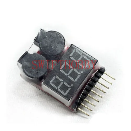 Lipo Alarm батарея низкого напряжения 1S 8S Buzzer индикатор RC Checker