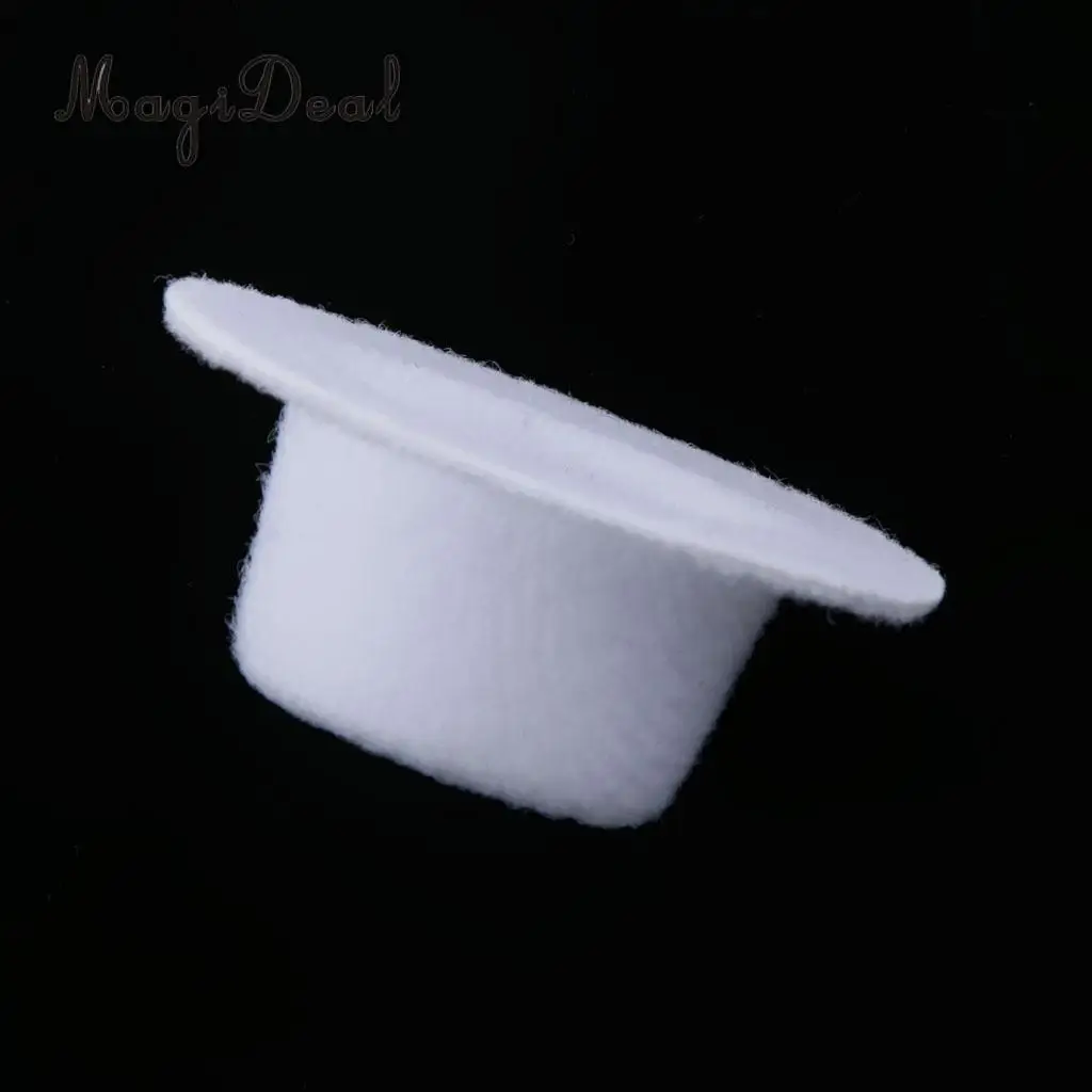 MagiDeal 1Pc 1/12 Scale Dolls House Miniature Bowler Polyester Hat for Party Dance Stage Show Children Lovely Toy Acce 4 Colors