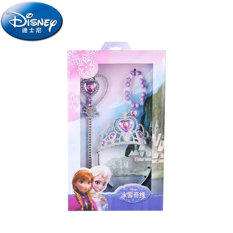 Disney pretend play Beauty Fashion Toys Frozen Crown Headdress Girl Princess Set Baby Bracelet Girl Jewelry Magic Wand gift Disney pretend play Beauty Fashion Toys Frozen Crown Headdress Girl Princess Set Baby Bracelet Girl Jewelry Magic Wand gift